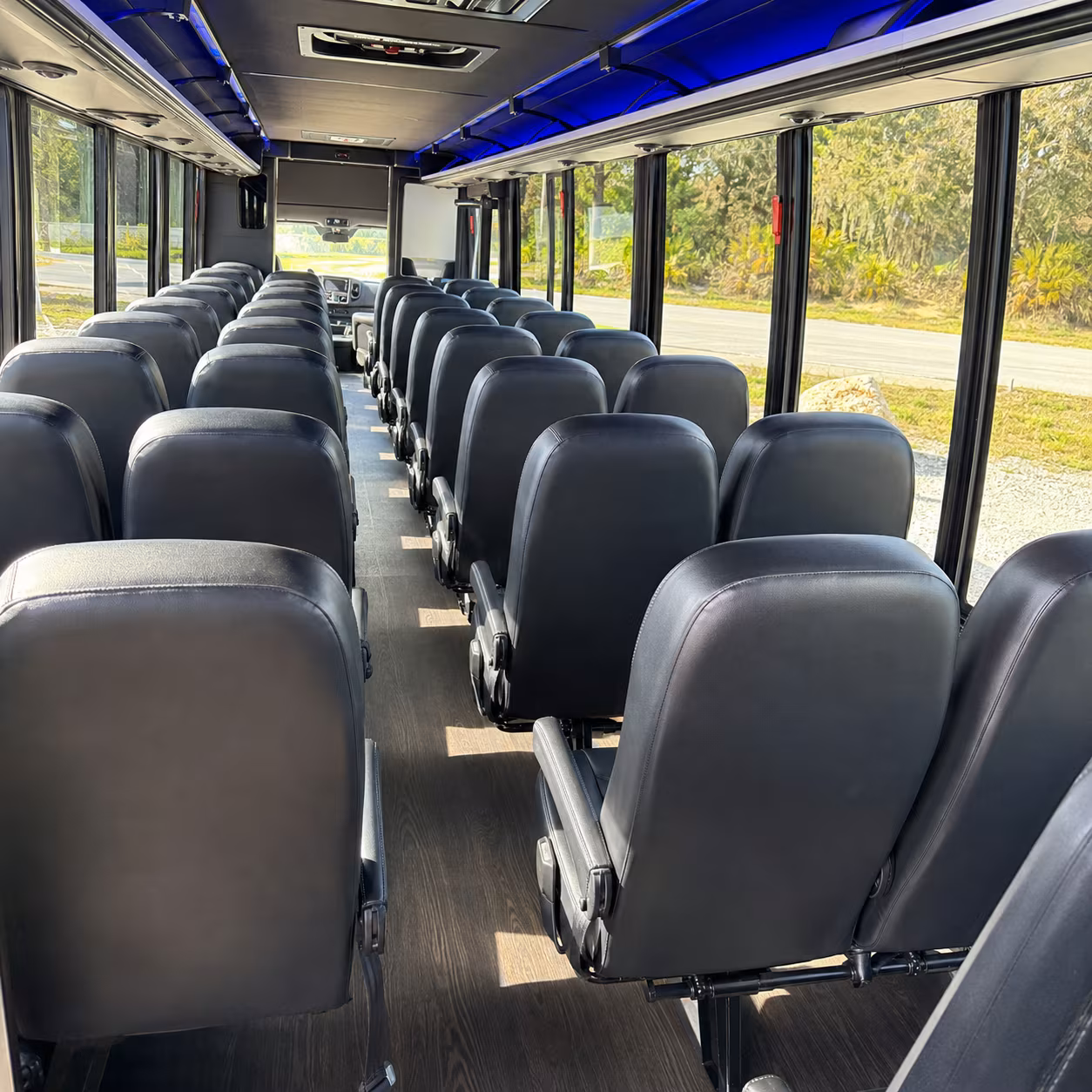 concord private event transportation onboard seating