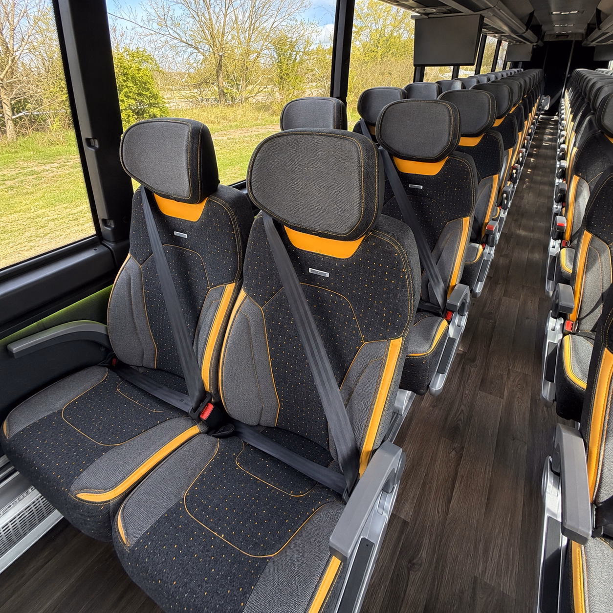 concord sporting event transportation onboard seating